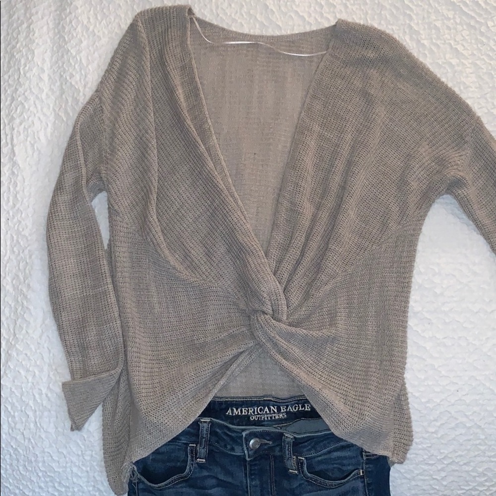 A.N.A knitted top